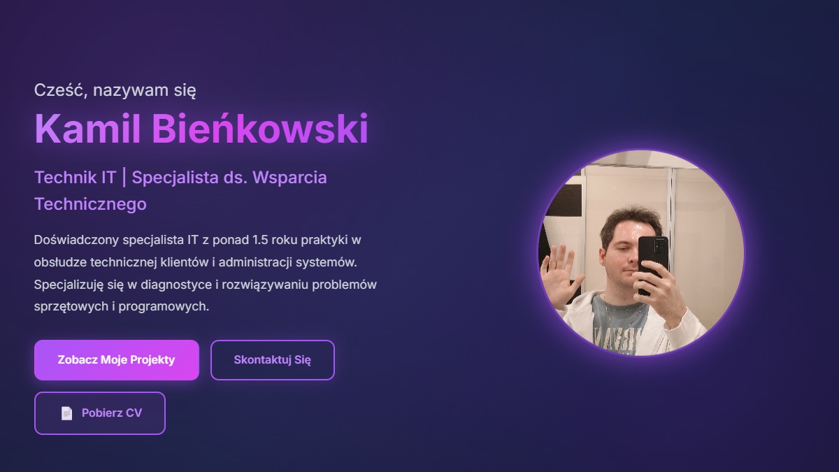 Strona mojego portfolio